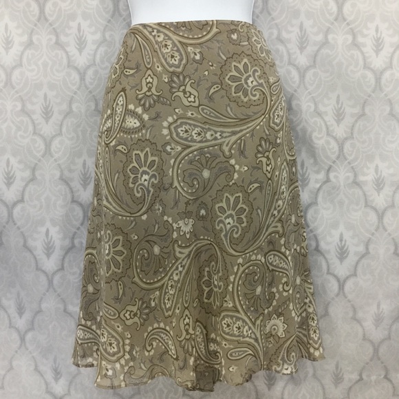 Express Dresses & Skirts - Vintage Express Paisley Midi Skirt
